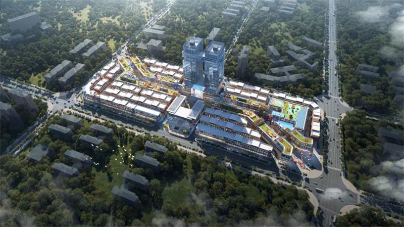 邵东市奥特莱斯环球购物公园项目建设取得新进展