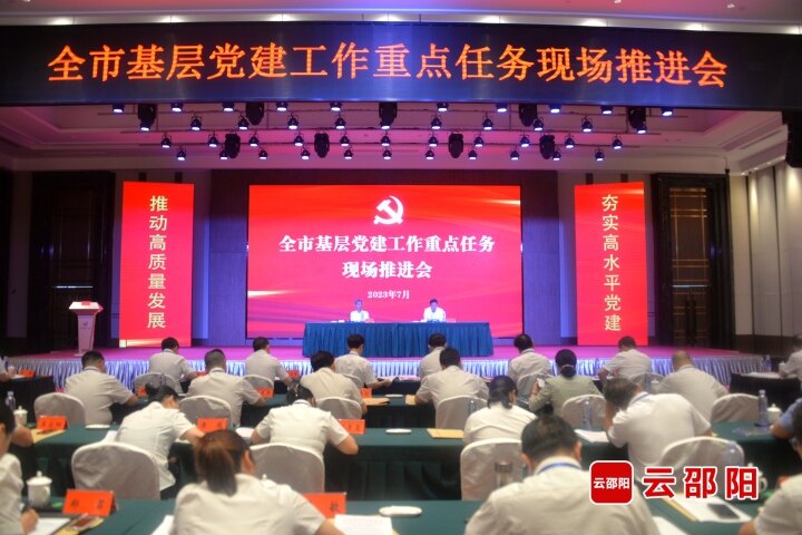 邵阳市基层党建工作重点任务现场推进会在隆回县召开