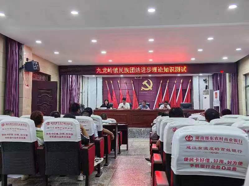 邵东市九龙岭镇开展民族团结进步宣传月活动