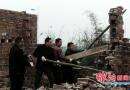 双清区石桥乡依法拆除违章建筑