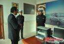 隆回交警大队大队长曾放龙等一行到客运公司检查客运安全工作