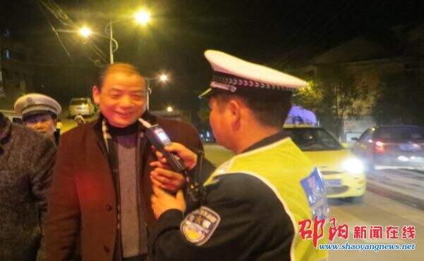 新邵交警大队酒驾整治收效良好