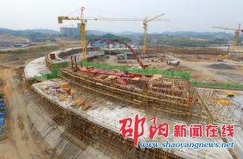 邵阳体育中心2017年底竣工使用 第十三届运动会在此开幕