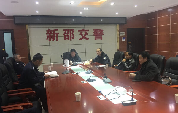 新邵县公安局政委寄语交警 保畅通保安全是第一要务