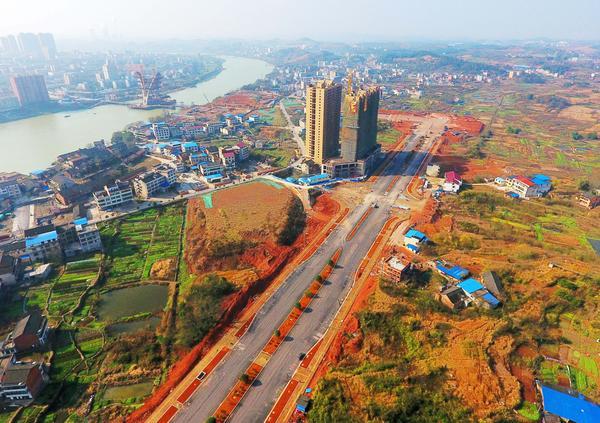 邵阳魏源西路项目对汽车北站至市检察院段进行提质改造