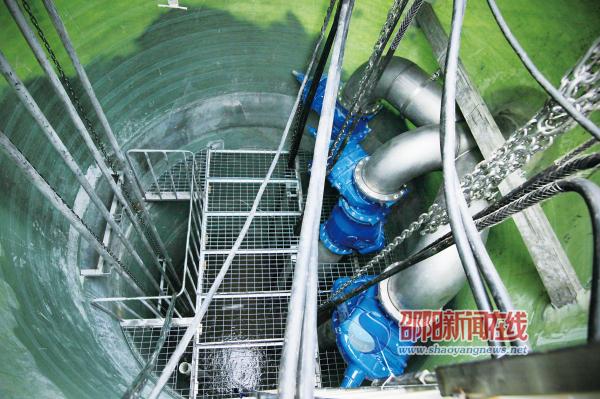 邵阳市梅子井、珑瑚截污处理工程通水试运行