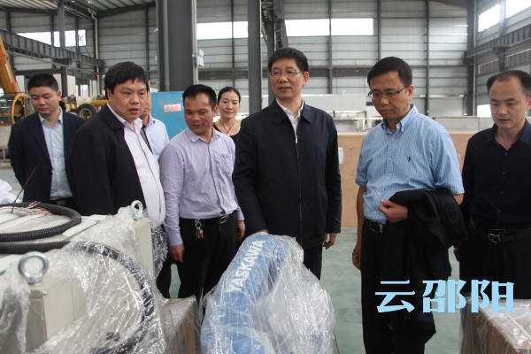 刘事青到邵阳经开区调研部分重点企业运行工作