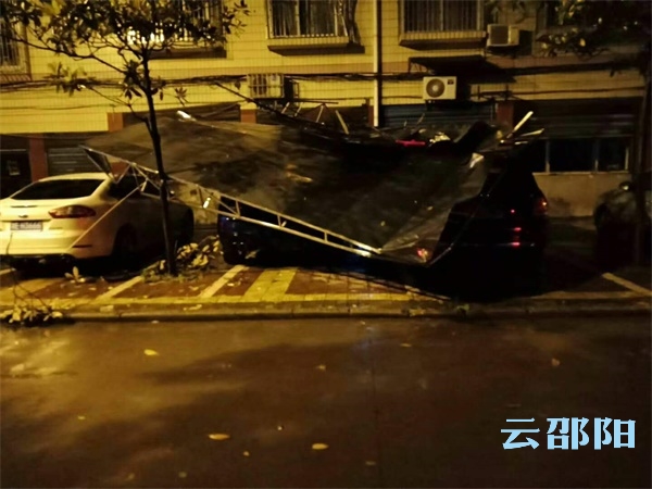 树被吹倒、广告牌掉落……雷暴天气突然袭击邵阳！（内有大量现场图片）