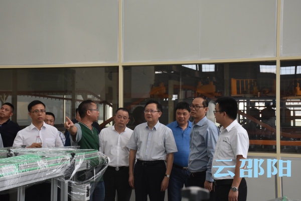 龚文密调研邵阳经开区重点项目建设：积极优化营商环境 确保项目如期投产