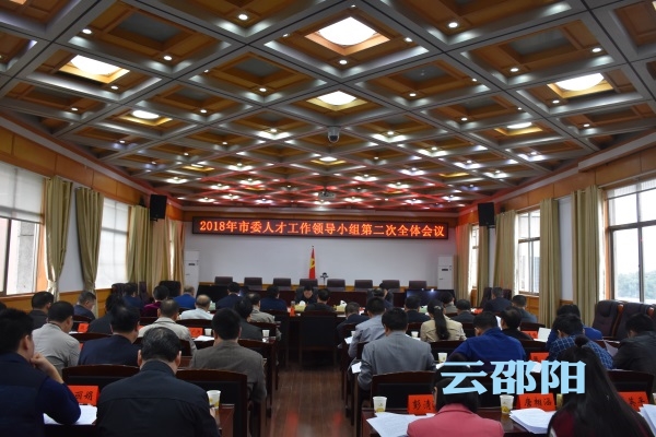 邵阳市委人才工作领导小组召开2018年第二次会议