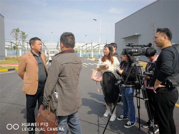 邵阳市媒体集中采访雀塘循环经济产业园