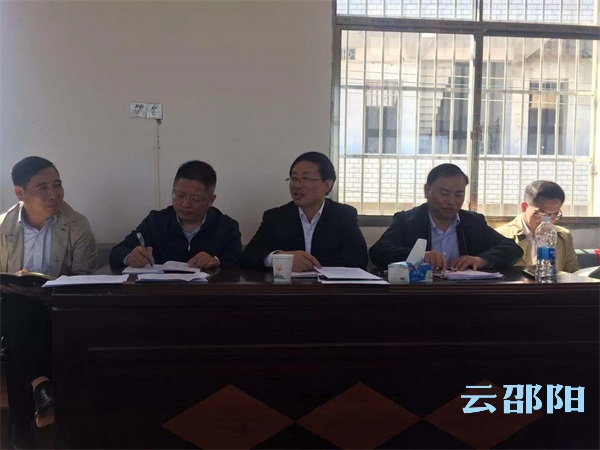 李志雄率队到邵阳县长阳铺镇杉木岭村现场办公
