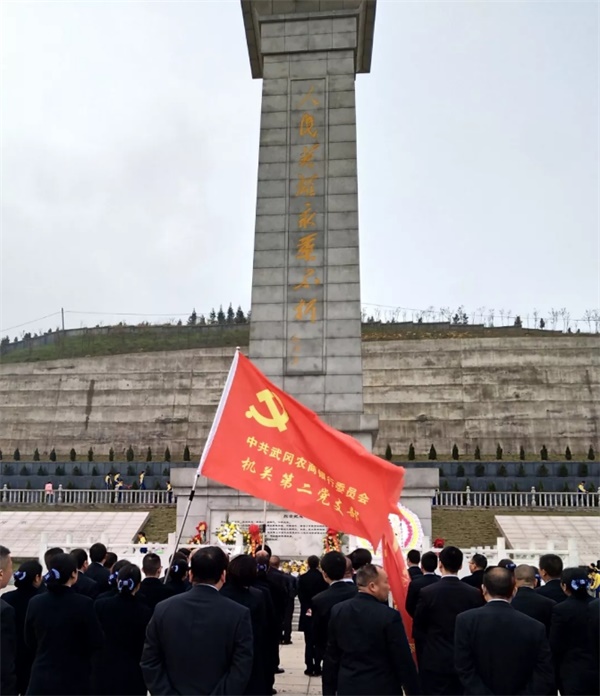 武冈农商银行缅怀革命先烈，弘扬爱国精神