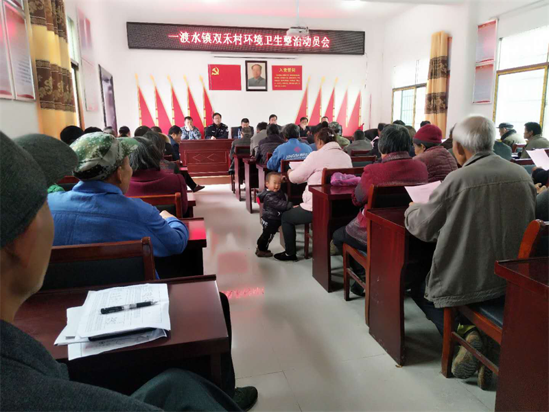 新宁县一渡水镇双禾村积极开展农村人居环境卫生整治