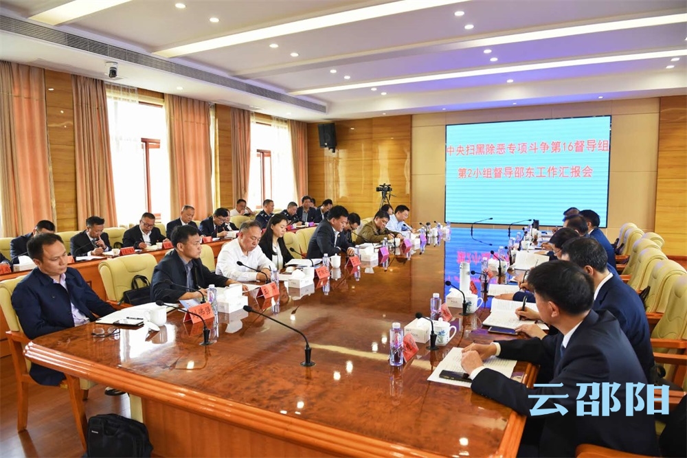 中央督导组赴邵东督导扫黑除恶专项斗争工作