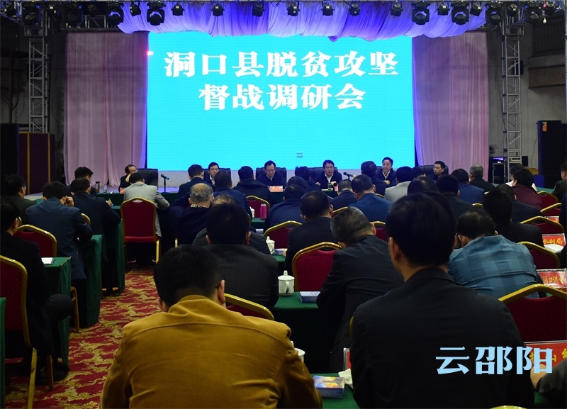 龚文密在洞口县脱贫攻坚督战调研会上强调：深刻反思强化责任  确保如期实现脱贫摘帽