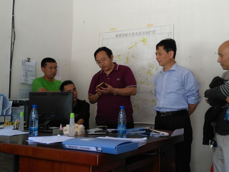 绥宁县拆旧复垦工作组到麻塘乡调研指导工作