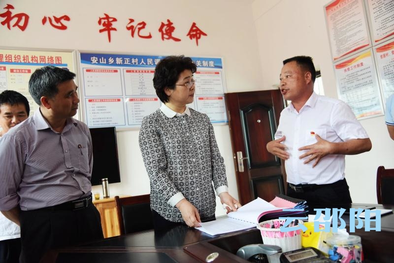 周迎春到新宁县调研指导宣传思想文化工作：倡导文明乡风 高效推进新时代文明实践
