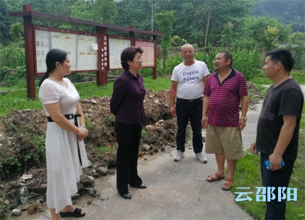 周迎春到新宁县指导防汛救灾工作：积极抗灾救灾  确保安全度汛