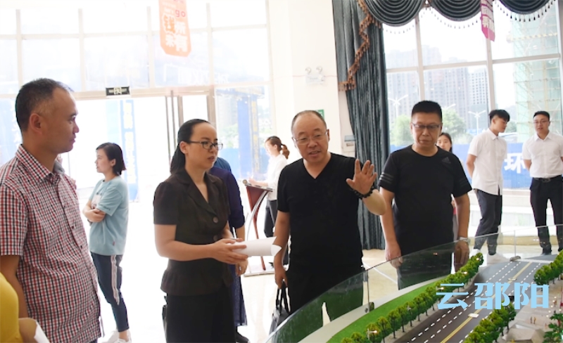 晏丽君到北塔区联点重点项目调研