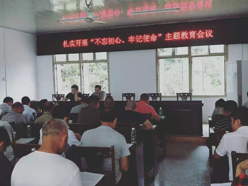 城步林业局集中开展支部“不忘初心、牢记使命”主题教育