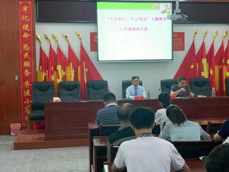 邵阳县罗城乡举办乡村干部心理健康教育培训会