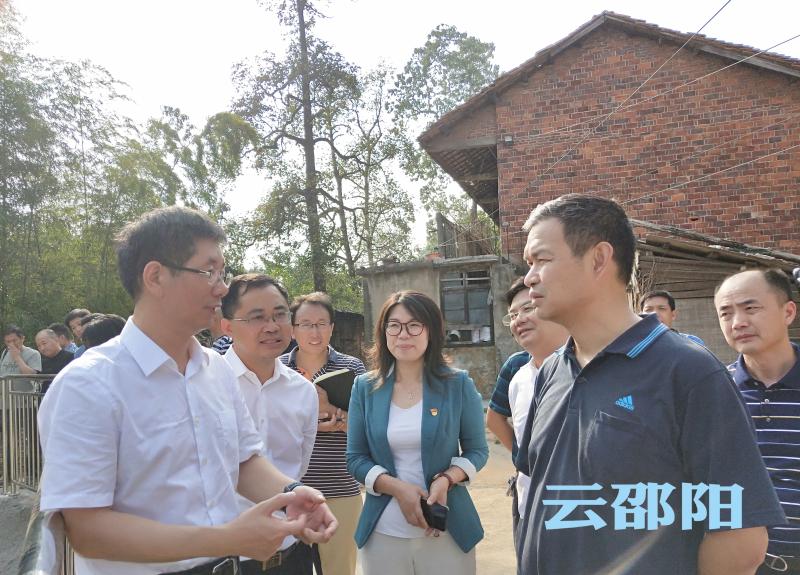 国家应急管理部来邵调研地质灾害防治工作