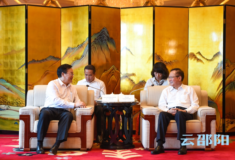 龚文密刘事青分别会见本·印塔巴迪：深化务实合作 实现互利共赢