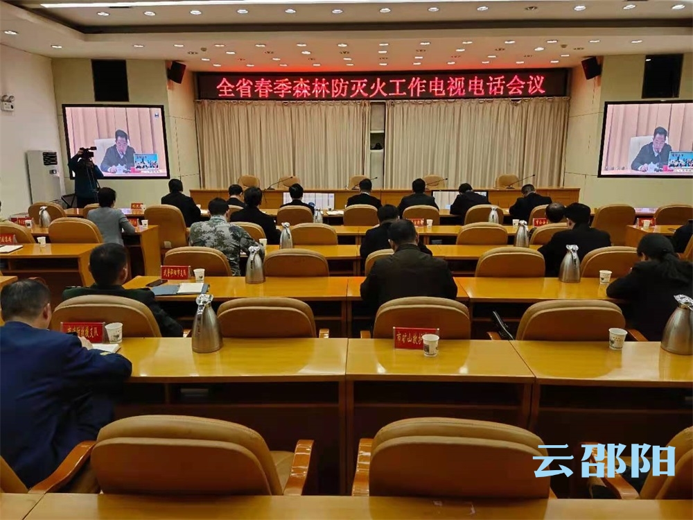 邵阳市召开森林草原防灭火工作电视电话会议