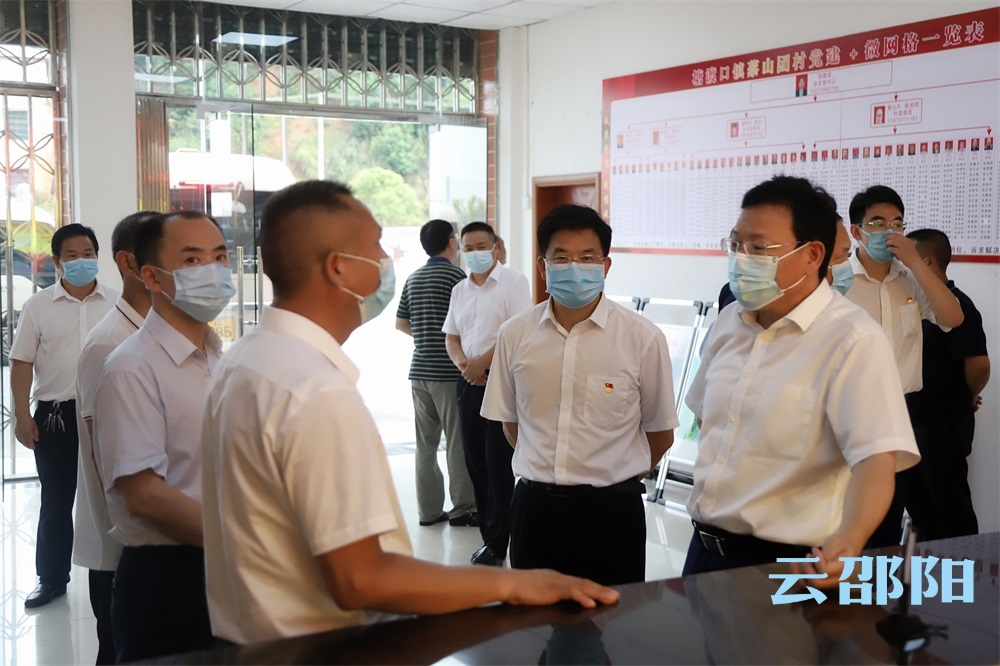 华学健到邵阳县调研督导疫情防控和经济社会发展工作