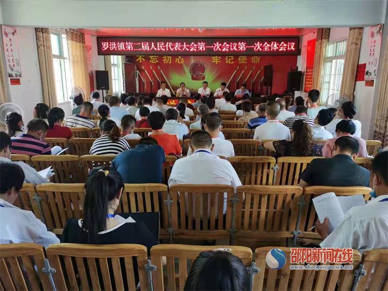 隆回县罗洪镇第二届人大代表第一次会议胜利召开