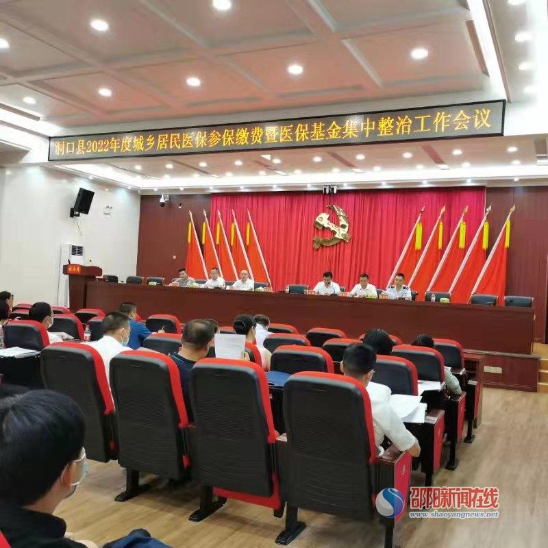 洞口县：启动2022年度城乡居民医保参保缴费工作