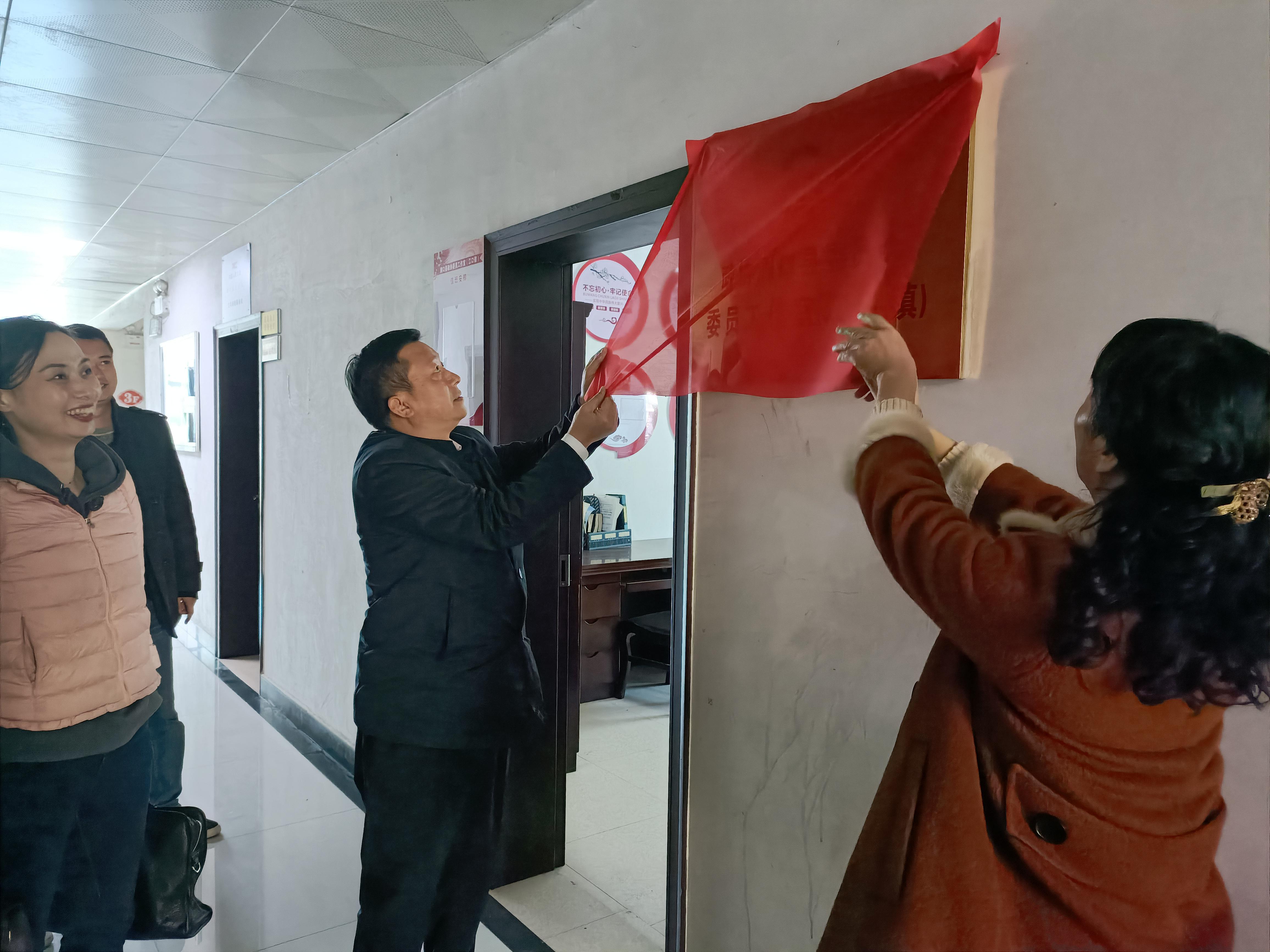 洞口县江口镇举行政协委员工作室揭牌仪式
