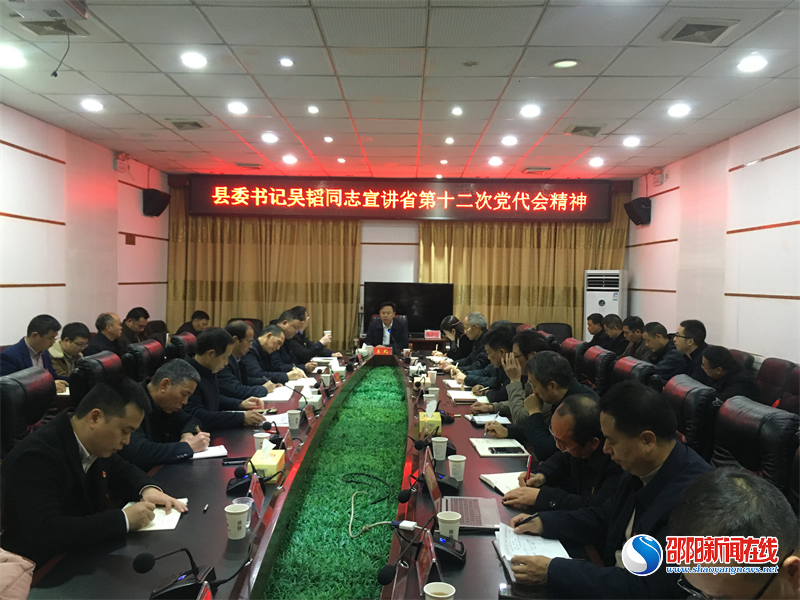 洞口县：吴韬到所在党支部传达学习省第十二次党代会精神