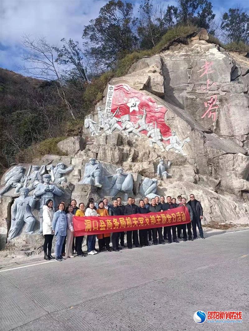 洞口县商务局：“四个注重”扎实开展主题党日活动
