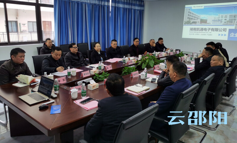 仇珂静到湖南凯通电子有限公司现场办公
