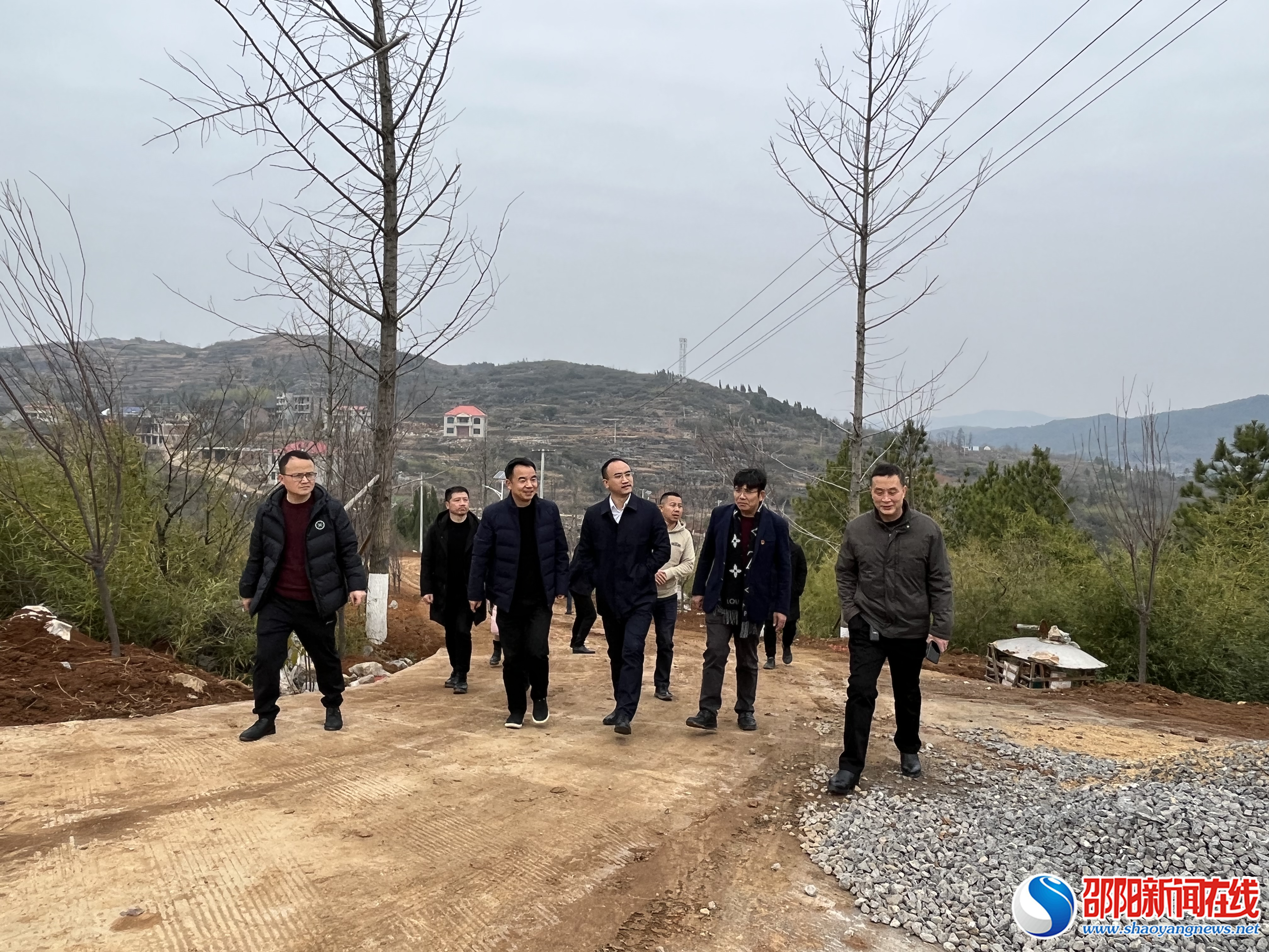 ​欧阳震到邵东市斫曹乡检查指导