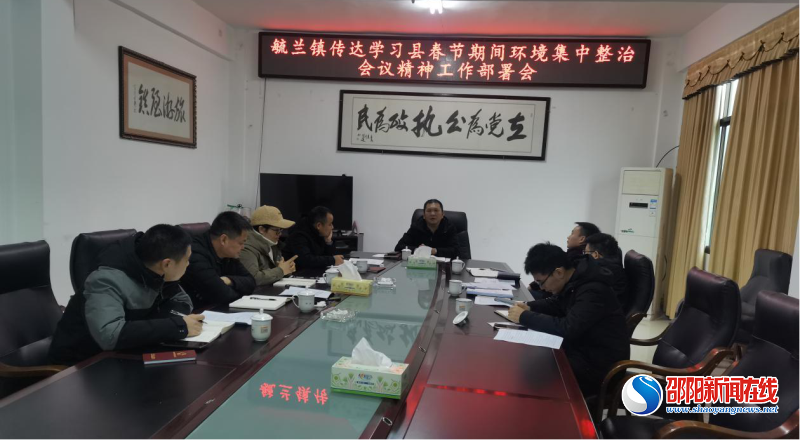 洞口县毓兰镇开展春节前街道环境集中整治联合行动