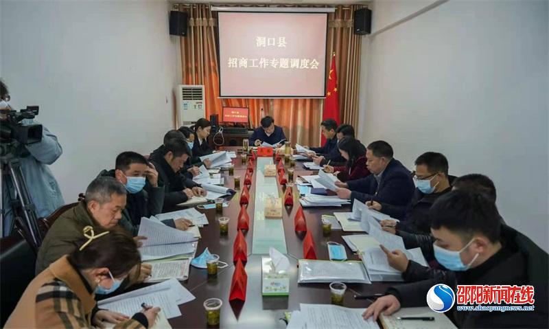 洞口县召开招商工作专题调度会