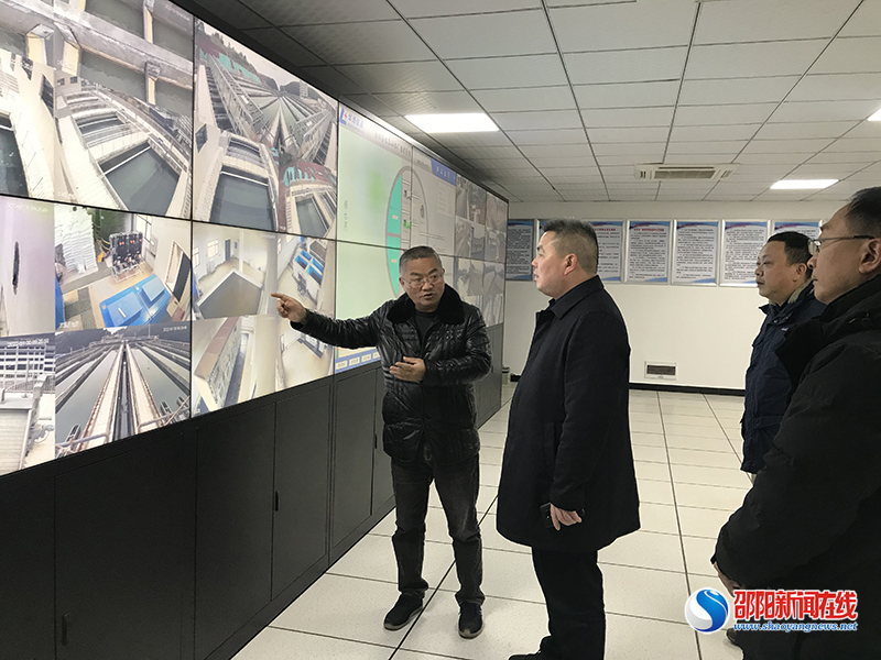 杨喜国到隆回县自来水公司开展节前供水安全生产专项工作检查
