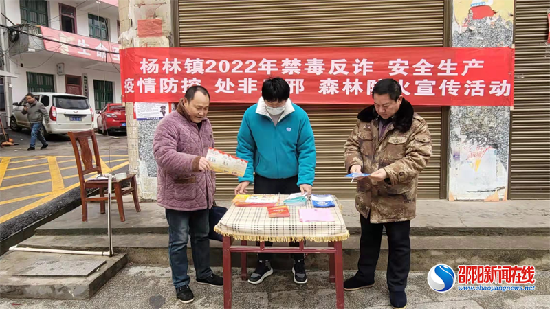 洞口县杨林镇：新春第一场 集中宣传来“赶场”