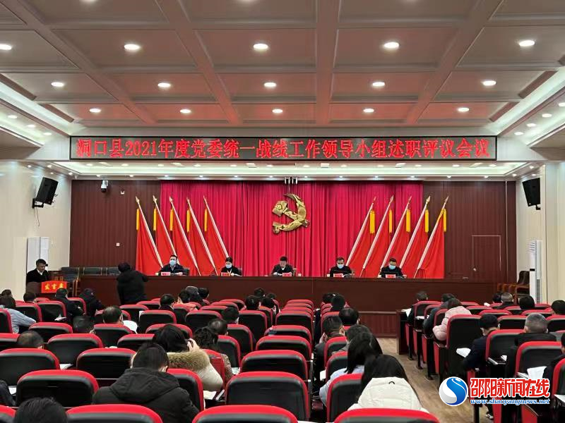 洞口县召开2021年度党委统一战线工作领导小组述职评议会议