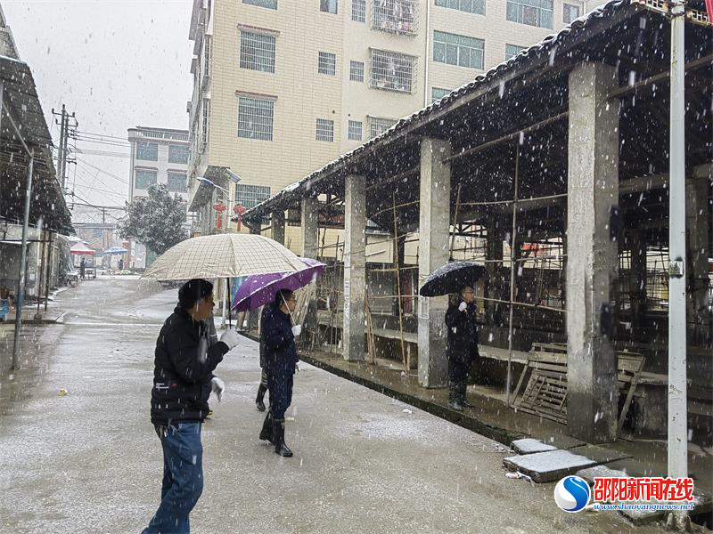 洞口县水东镇：风雪来临时，党员干部是人民群众最坚实的靠山！
