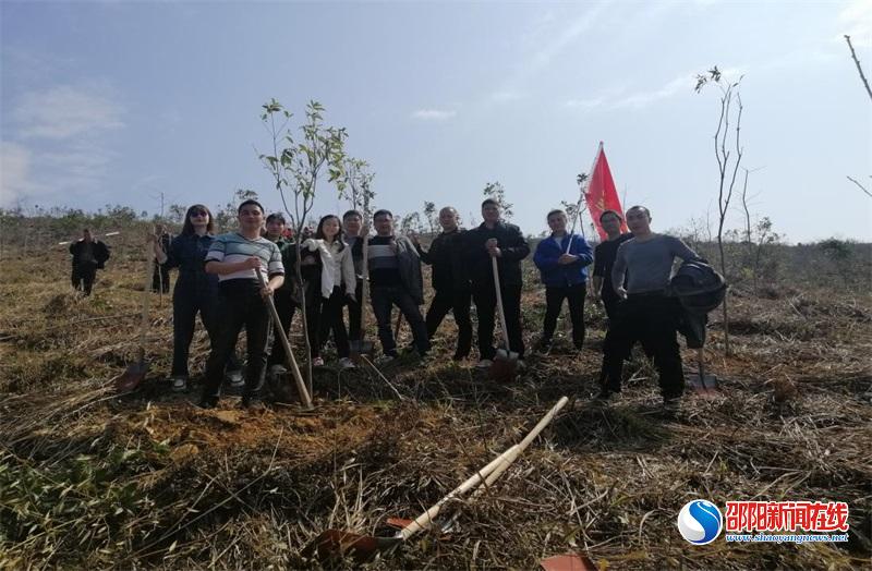 城步乡村振兴局开展义务植树活动 共建美丽苗乡