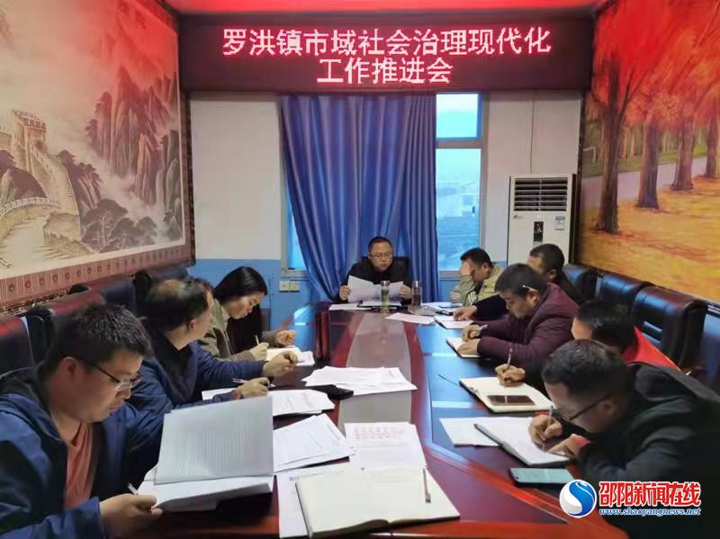 隆回县罗洪镇迅速推进市域社会治理现代化试点工作