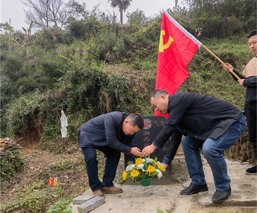 洞口县罗溪瑶族乡开展清明祭英烈活动