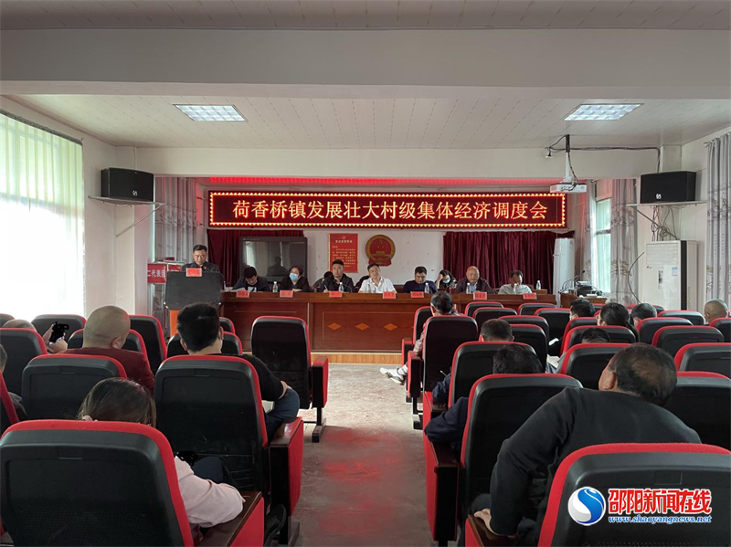 隆回荷香桥镇召开发展壮大村级集体经济调度会