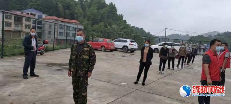 隆回县北山镇开展第二轮核酸抽检工作