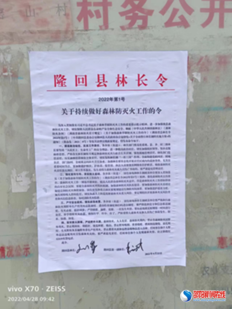 隆回县桃花坪街道：贯彻隆回县林长令 做好森林防灭火工作