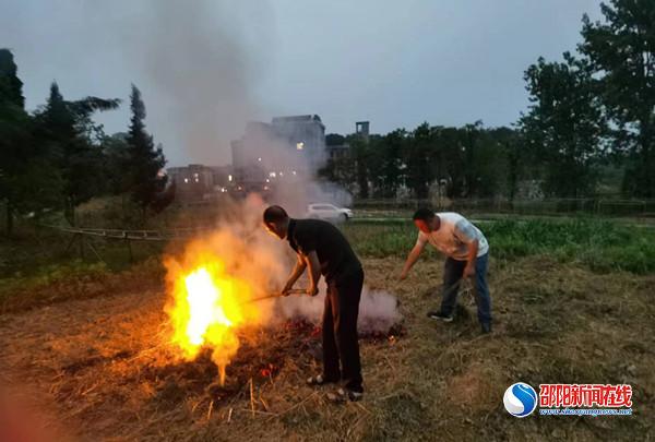 隆回县桃花坪街道禁止露天焚烧秸秆